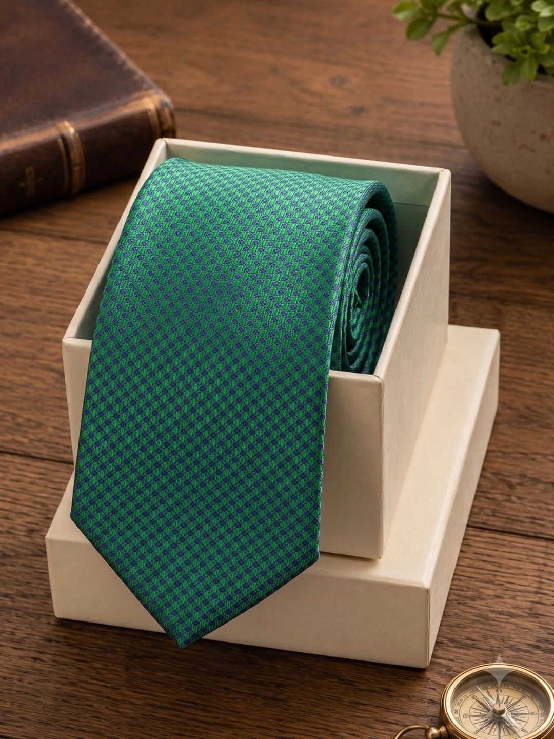 Tie Benon Men Woven Design Broad Tie-picture-56