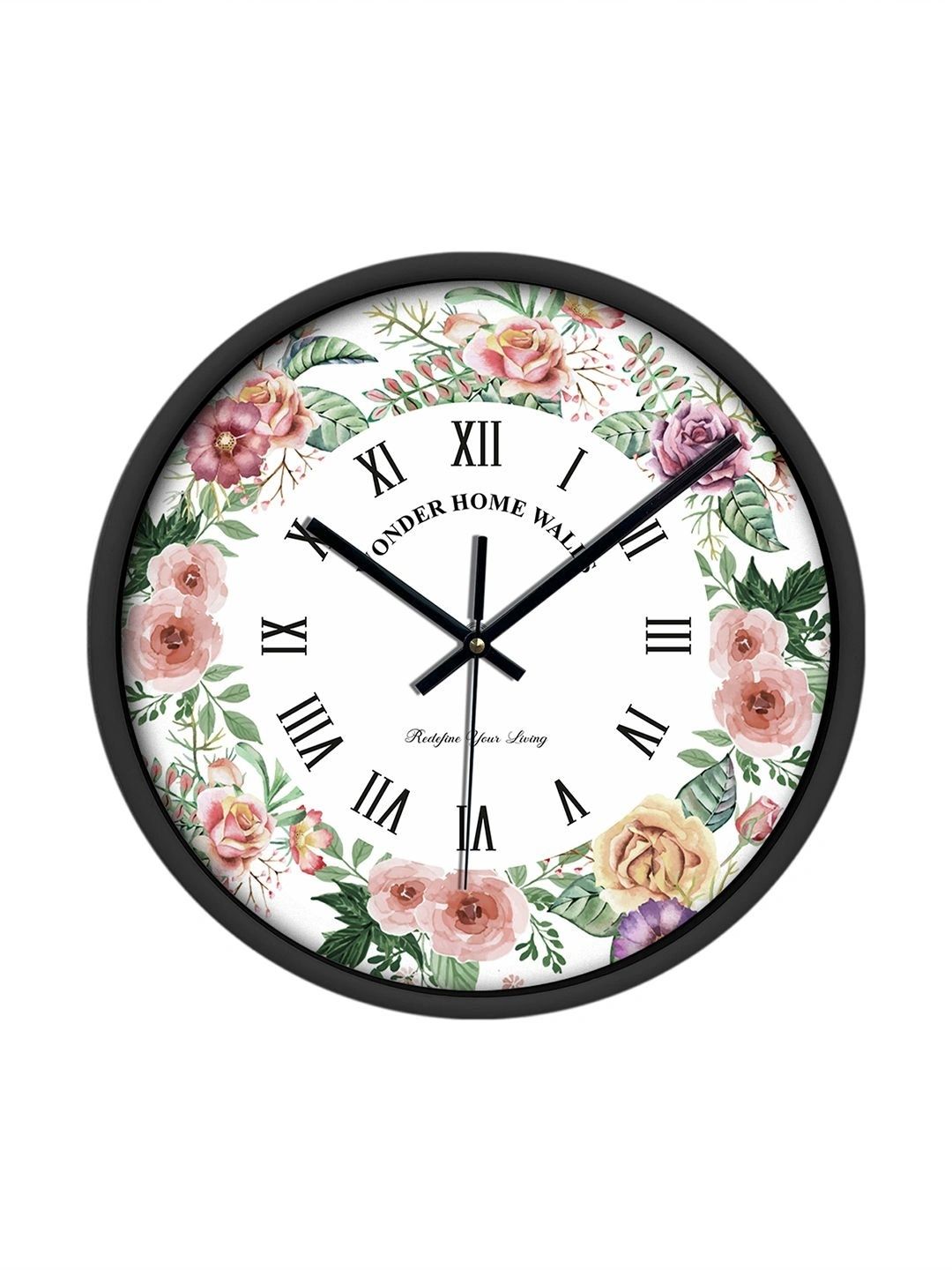 Wonder Home Walls Multicoloured Printed Contemporary Wall Clock-picture-14