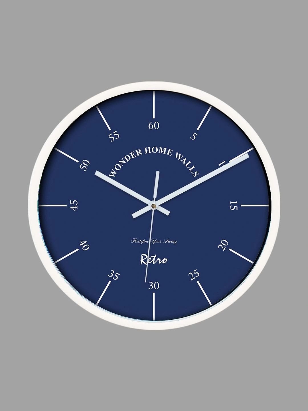 Wonder Home Walls Navy Blue Wall Clock-picture-35