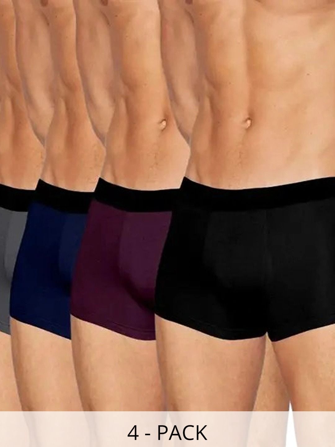 CAVENDERS Men Pack of 4 Boxer-Style Briefs-picture-37