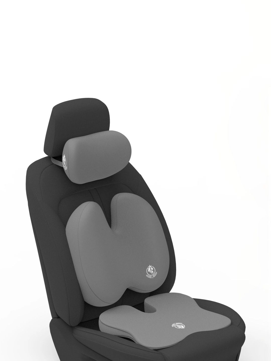 MRRON Grey Memory Foam Car Seat Cushion-picture-23