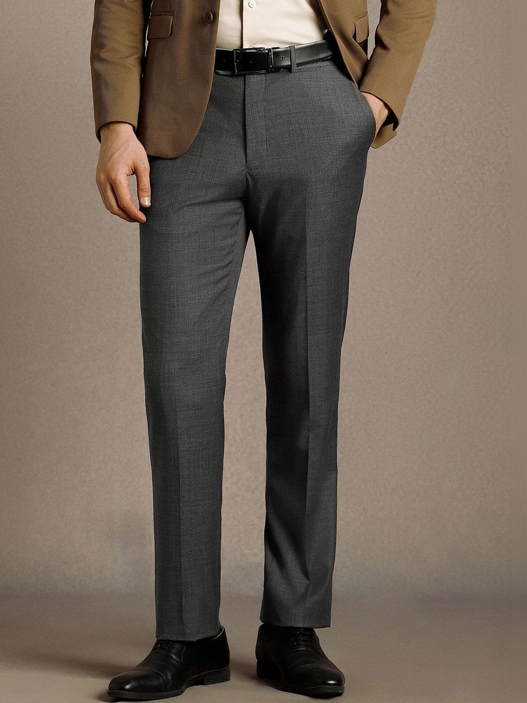 Luxure by Louis Philippe Men Slim Fit Trousers-picture-55
