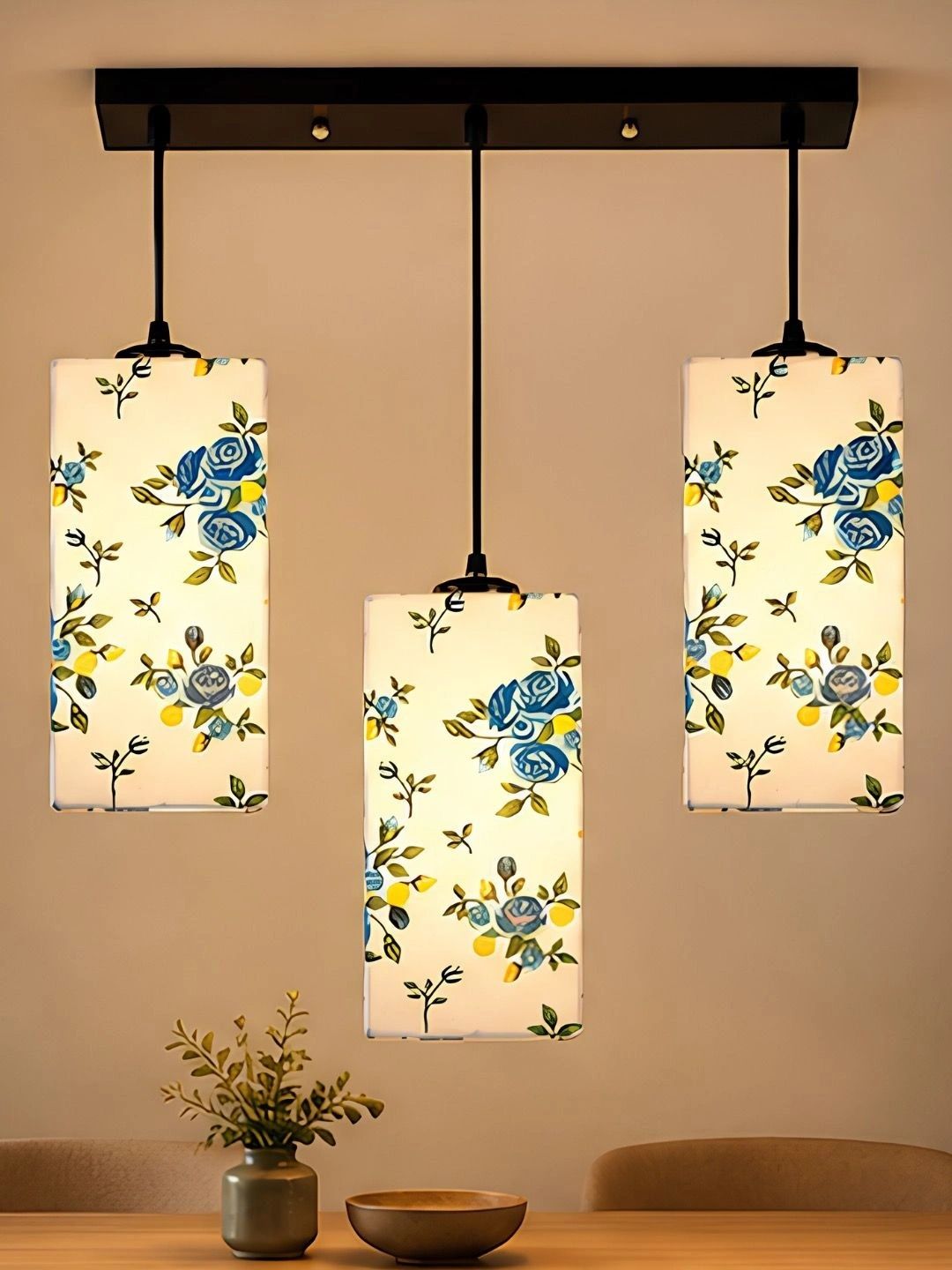 Myntra Elegant Homes Multicoloured Printed Ceiling Lamp-picture-24