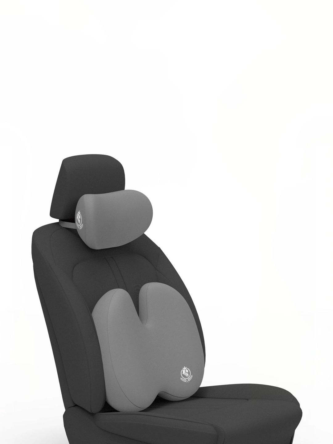MRRON 2Pcs Grey Car Seat Cushions-picture-15