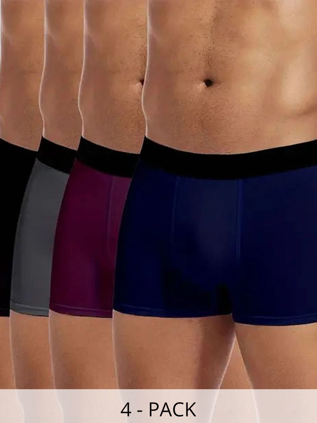 CAVENDERS Men Pack of 4 Boxer-Style Briefs-picture-23