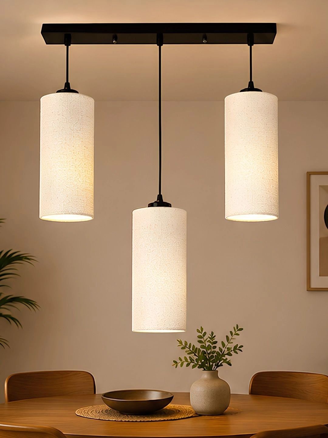 Myntra Elegant Homes White Textured Contemporary Ceiling Lamp-picture-17