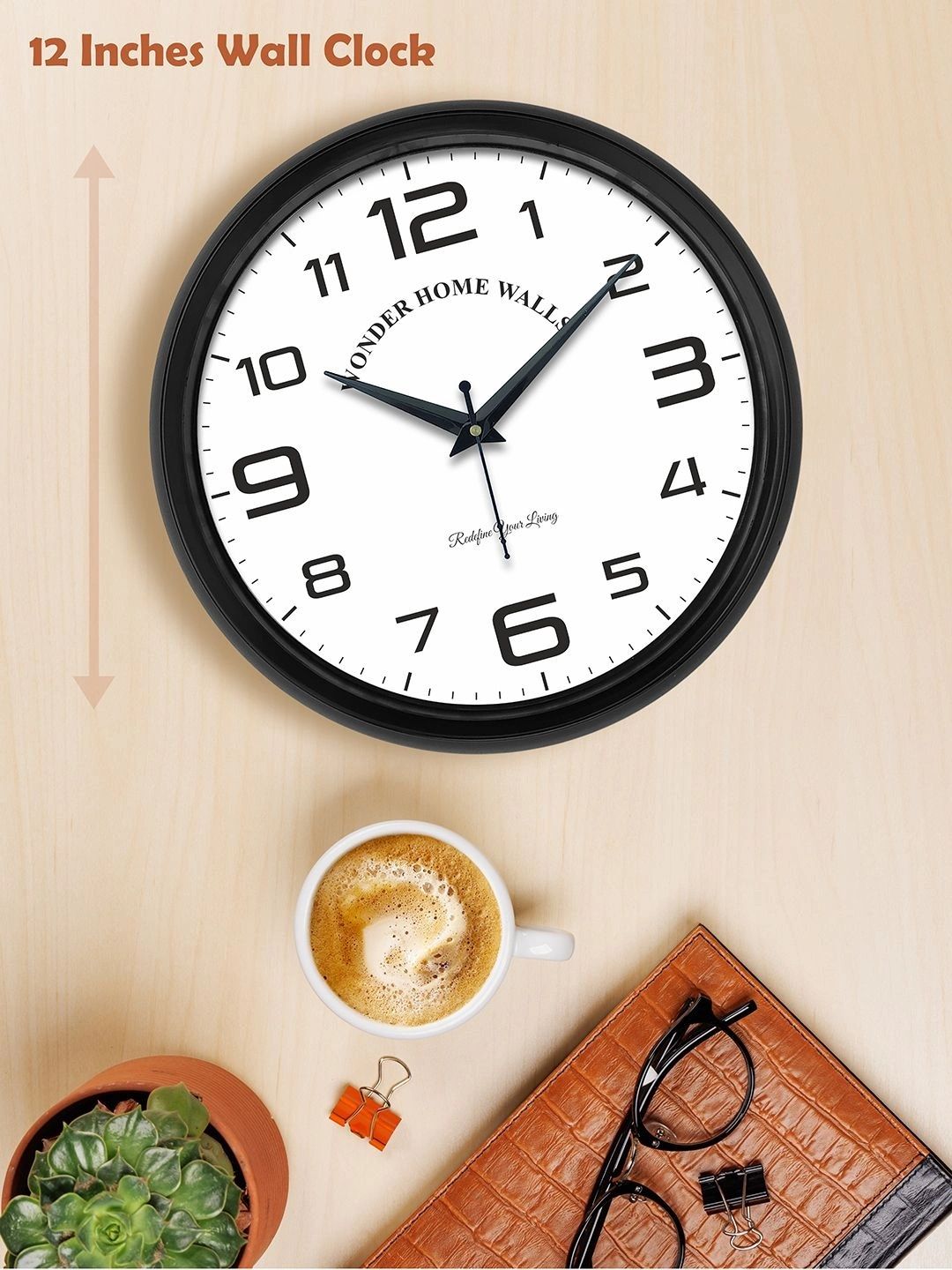 Wonder Home Walls Multicoloured Wall Clock-picture-52