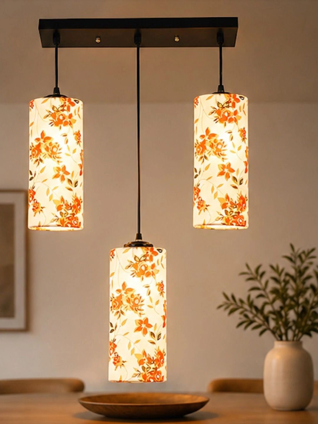 Myntra Elegant Homes Multicoloured Printed Ceiling Lamp-picture-20