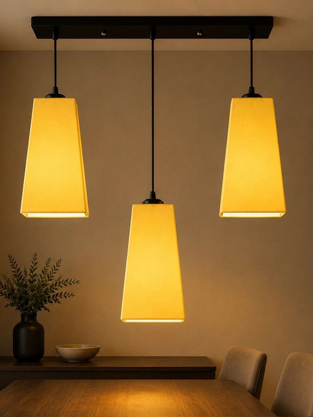 Myntra Elegant Homes Yellow Contemporary Ceiling Lamp-picture-19