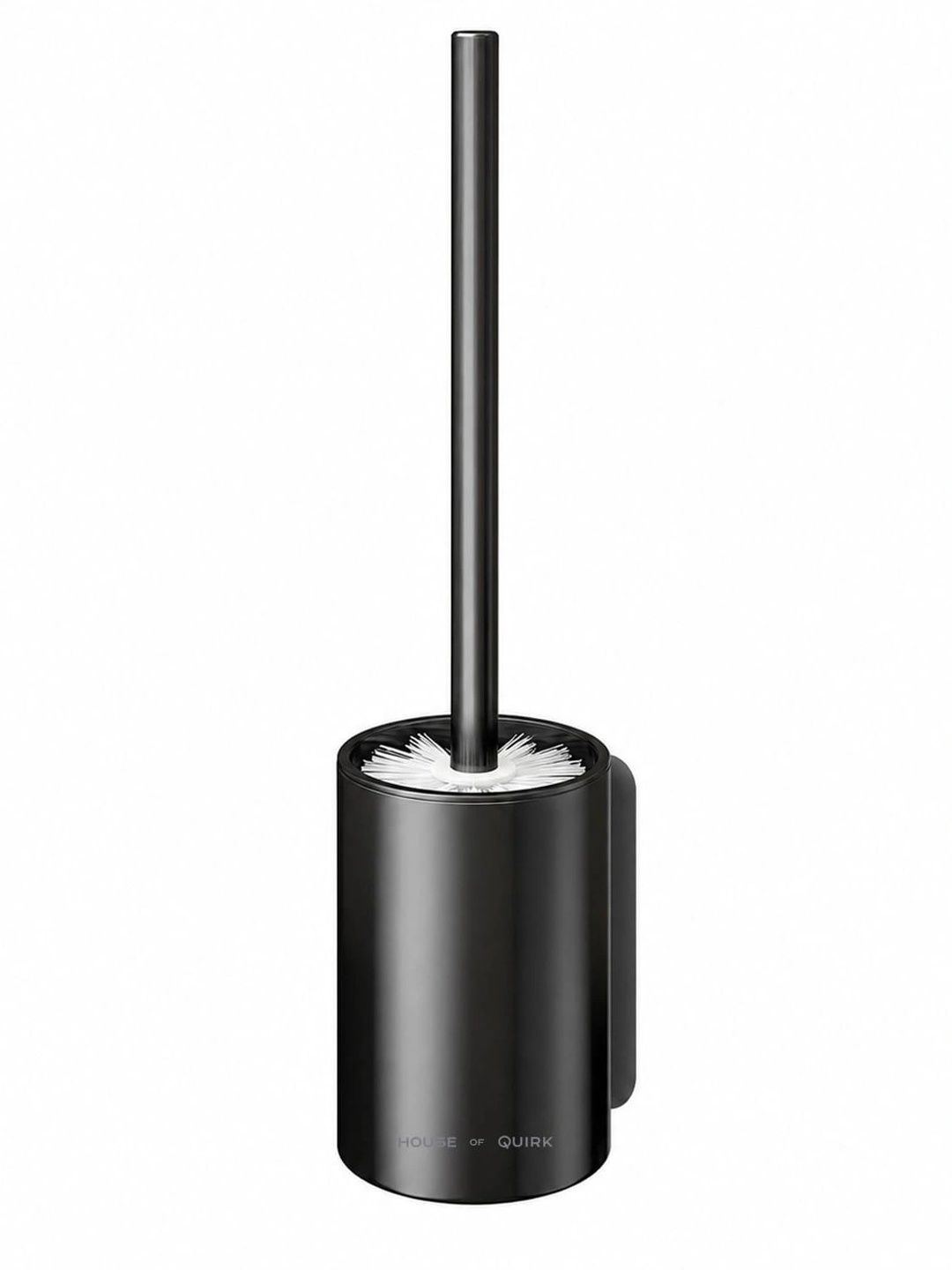 HOUSE OF QUIRK Aluminum Handle & Holder Plastic Bristles Toilet Brush-picture-24