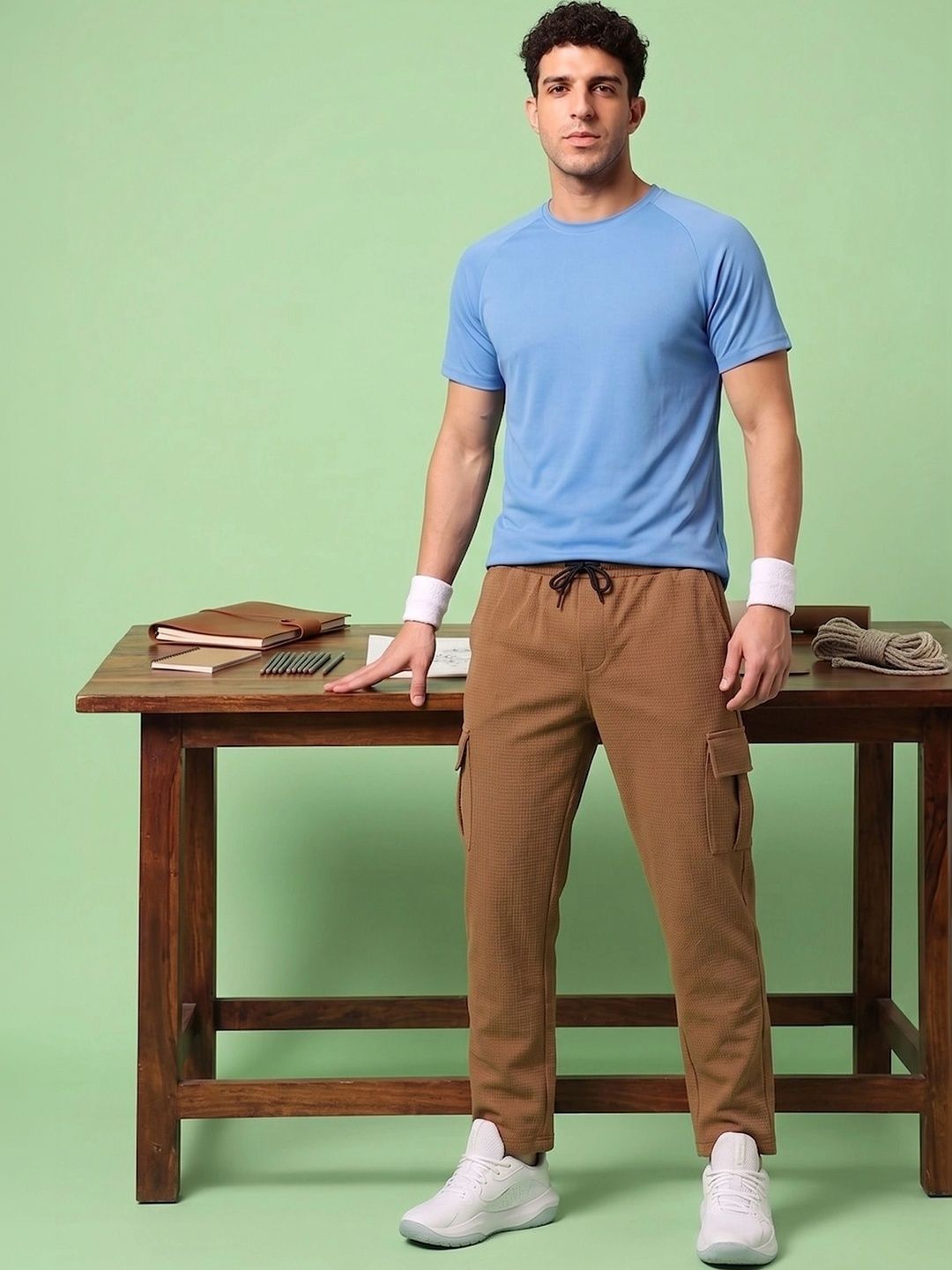 R.Code by The Roadster Life Co. Men Cotton Cargo Trouser-picture-21