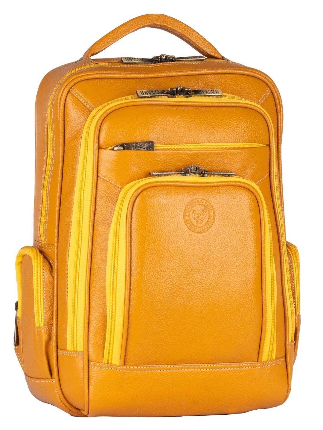 BRAND LEATHER Women Contrast Detail Backpack-picture-27