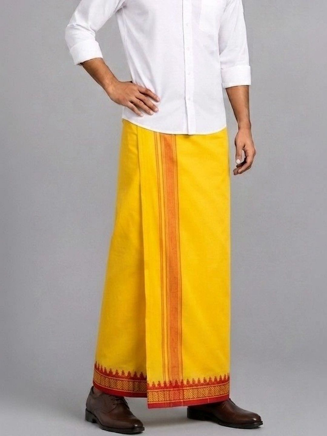 Sharan Elegance Men Cotton Dhoti Dhotis-picture-23