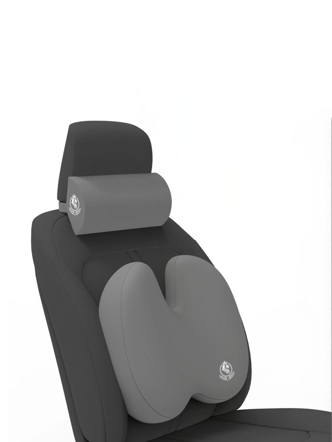 MRRON 2Pcs Grey Car Seat Cushions-picture-29