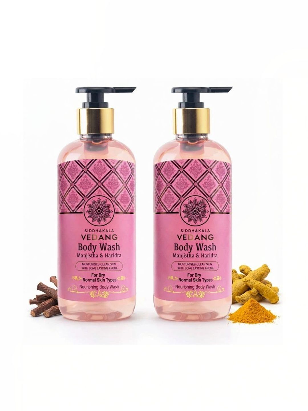 Siddhakala Vedang Set Of 2 Aloe Vera & Tulsi Body Wash - 100 ml Each-image-46