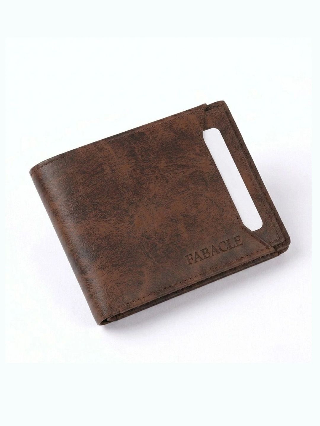 Fabacle Men Textured Two Fold Wallet-picture-42