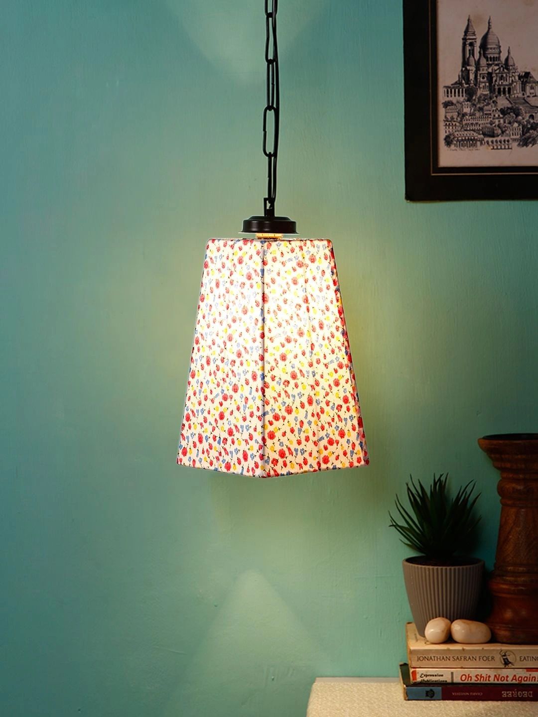 Myntra Elegant Homes Multicoloured Printed Ceiling Lamp-picture-21