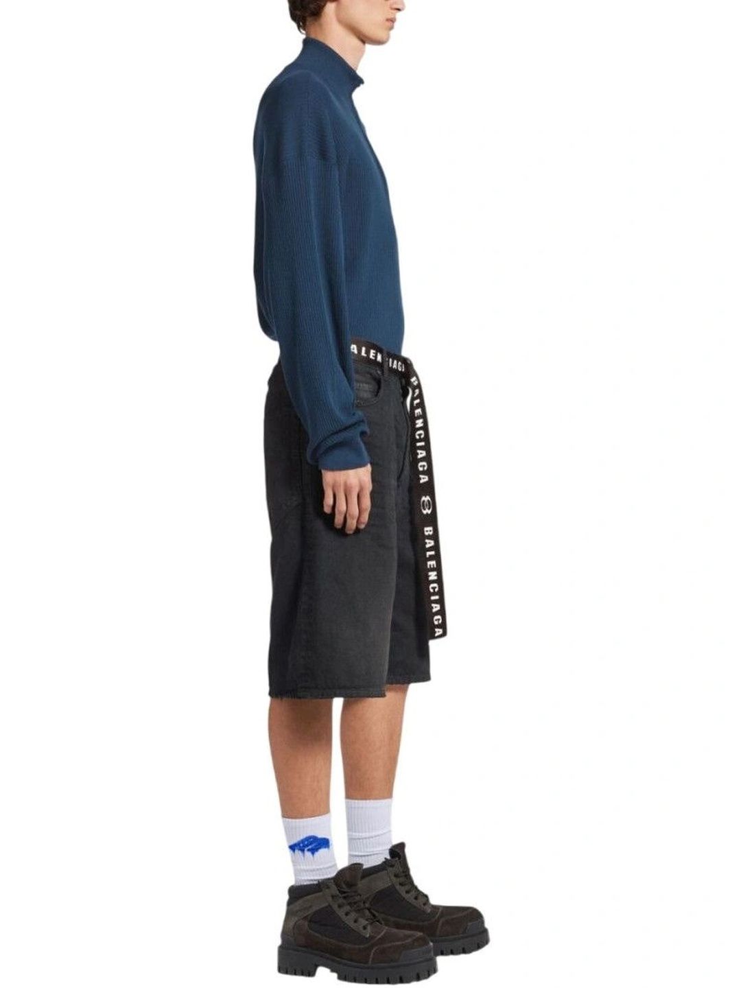 Balenciaga Men Denim Shorts-picture-38