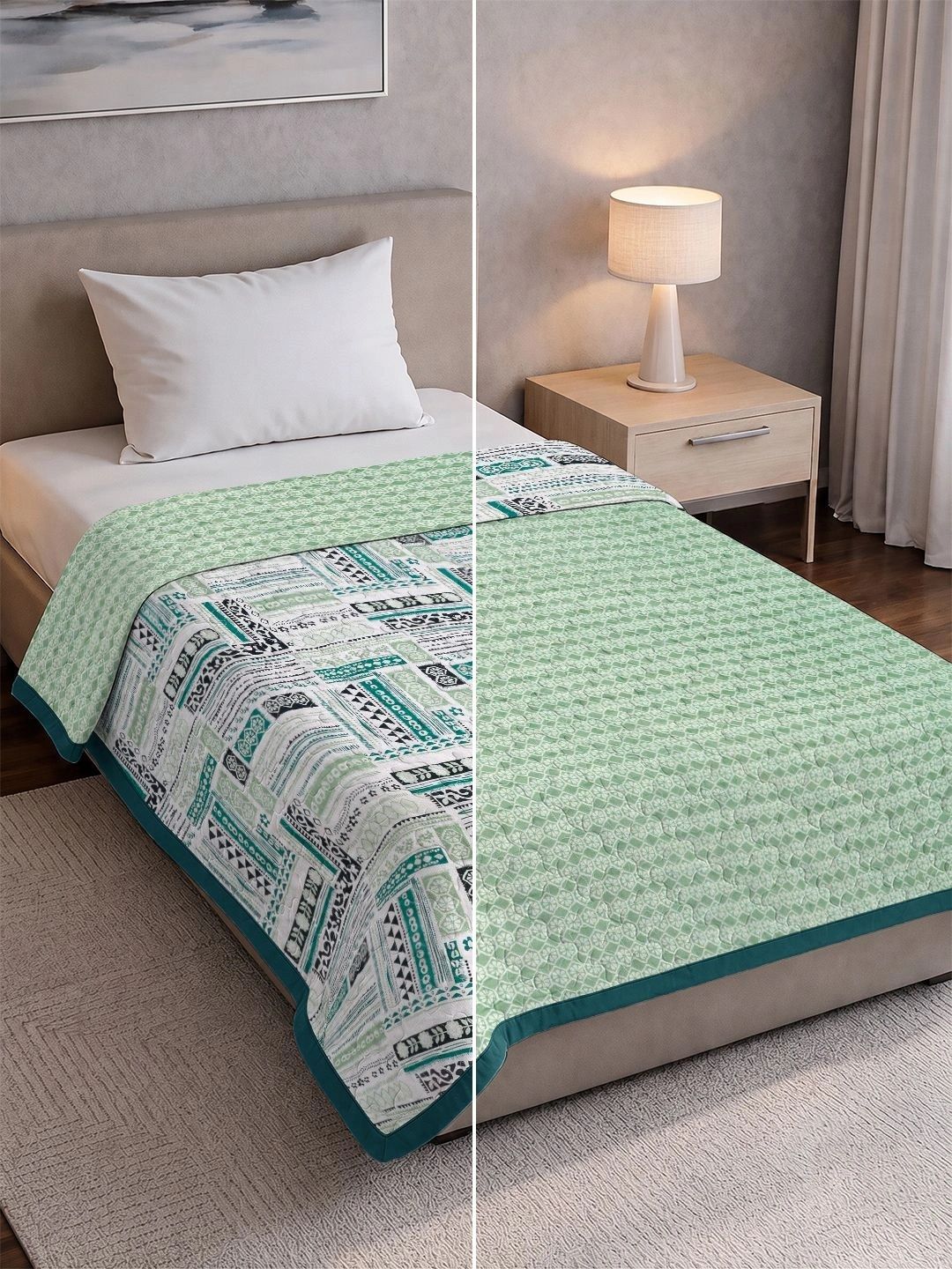 Pure Decor Multicoloured Geometric AC Room Dohar-picture-14
