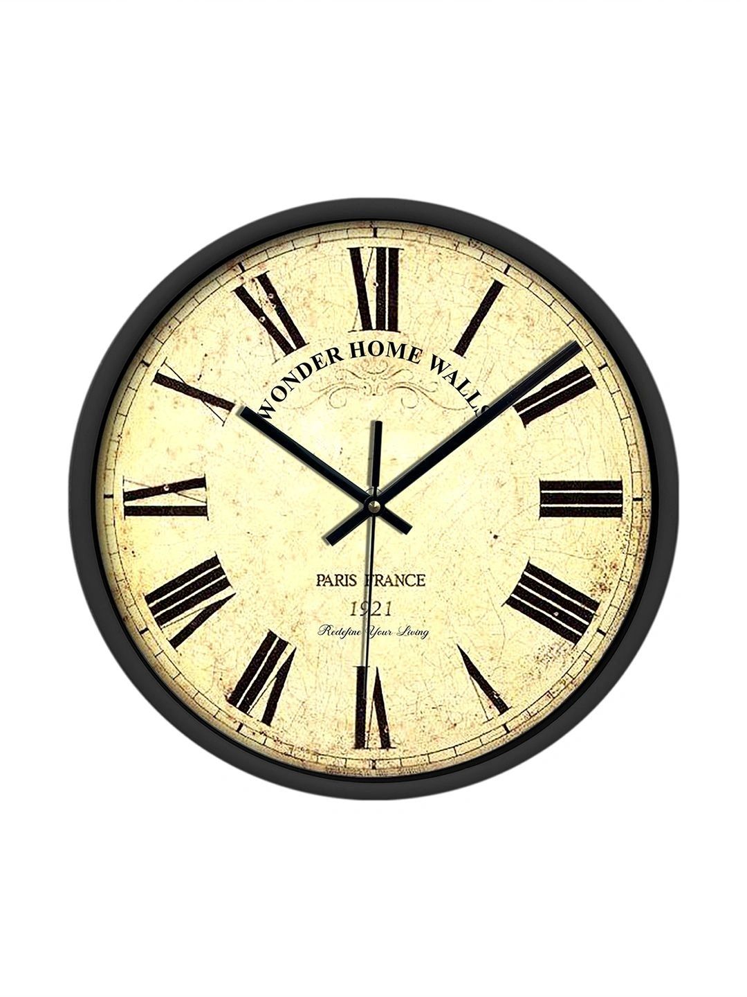 Wonder Home Walls Beige Textured Vintage Wall Clock-picture-34