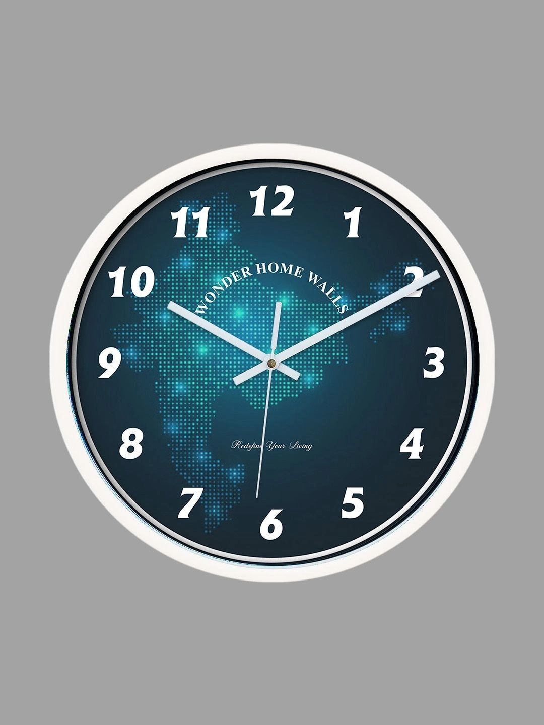 Wonder Home Walls Navy Blue Printed Wall Clock-picture-44