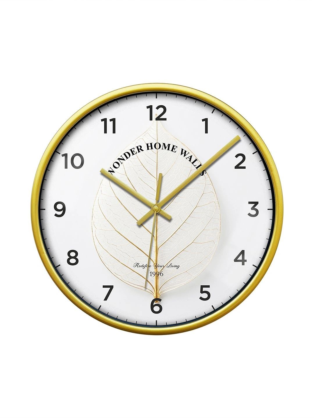 Wonder Home Walls Off White Printed Contemporary Wall Clock-picture-47