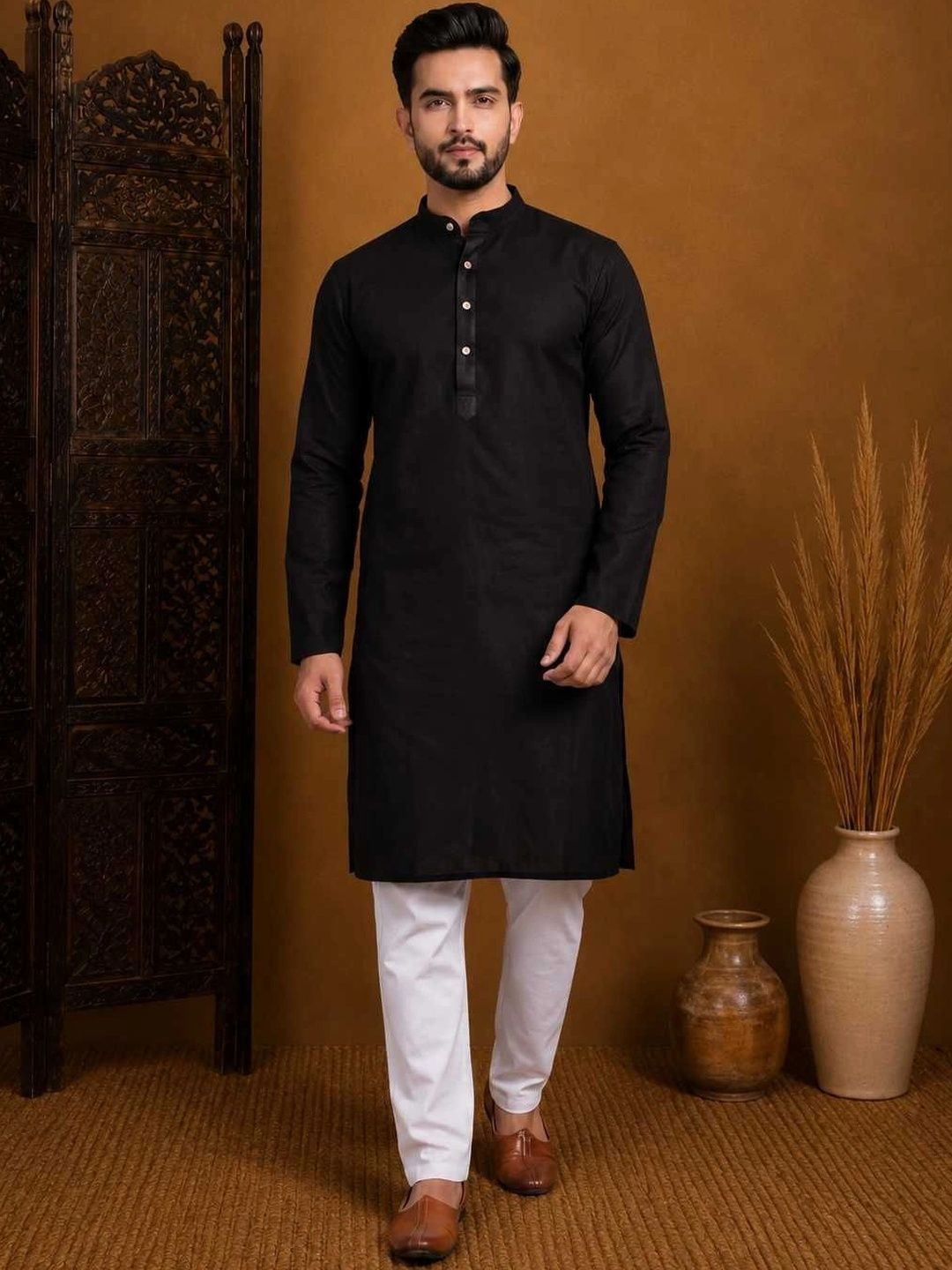 House of Pataudi Men Kurta-picture-36