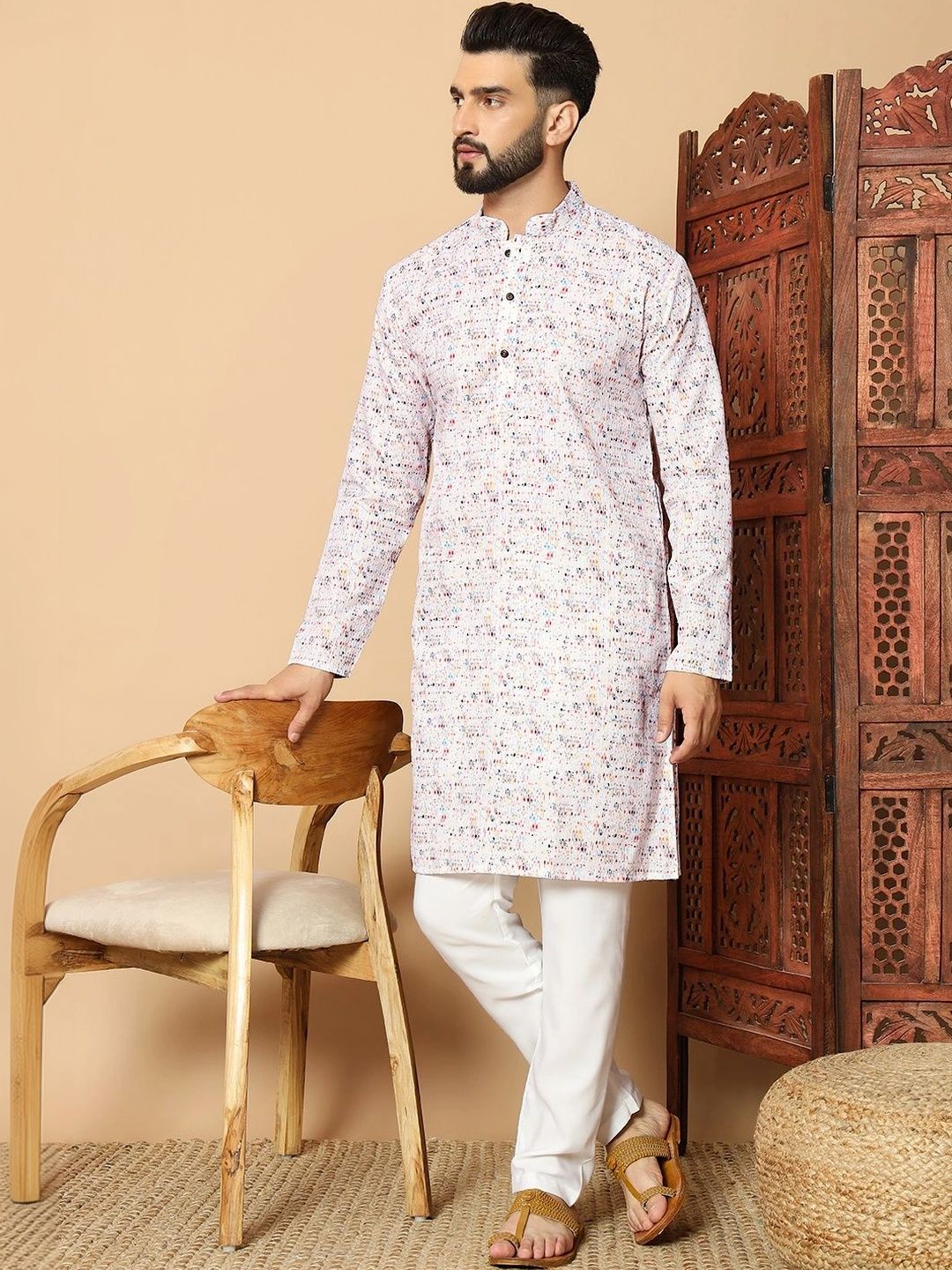 Sangria Men Printed Kurta-picture-23