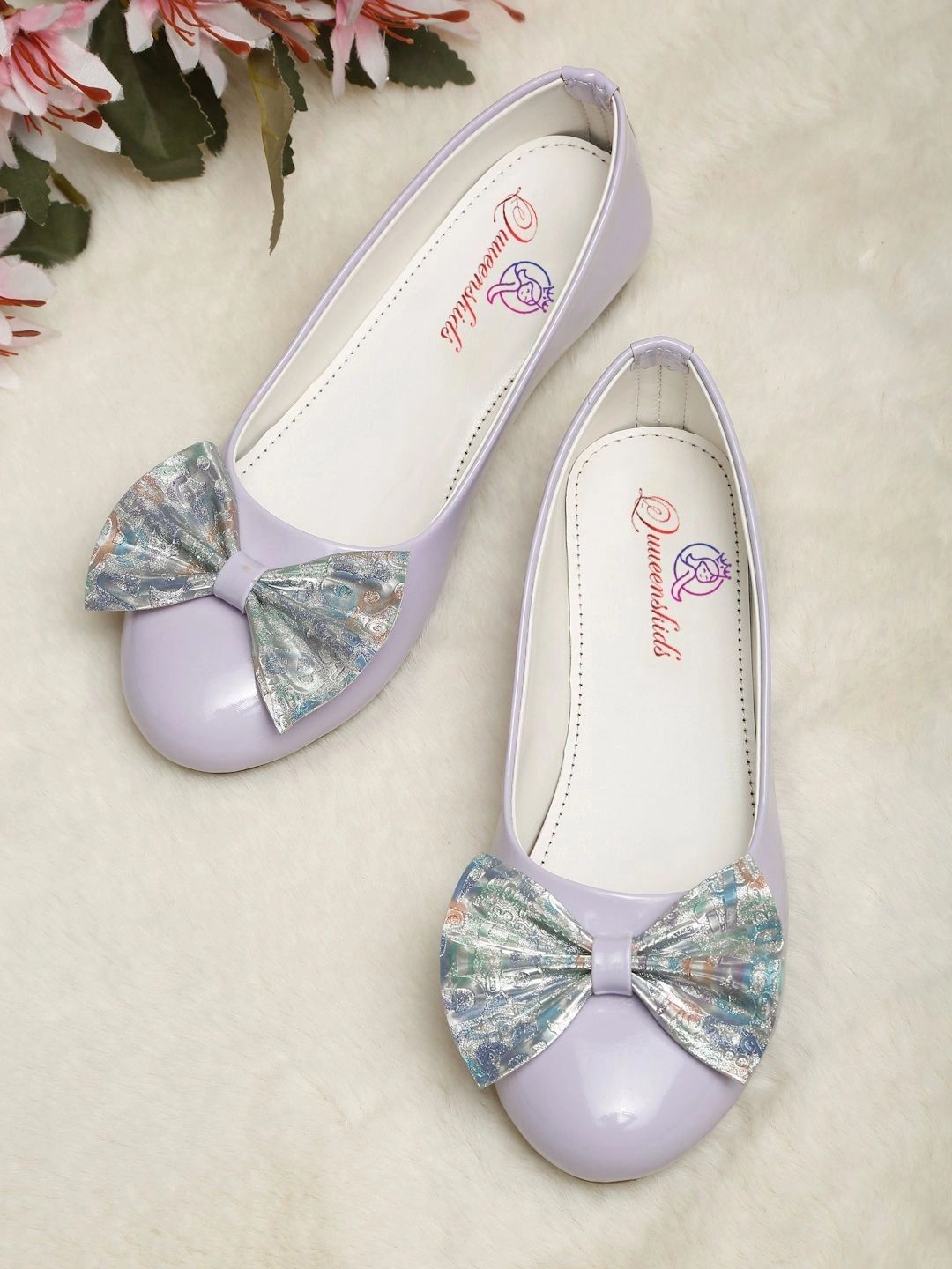 Quueenskids Round Toe Slip-On Ballerinas-picture-29