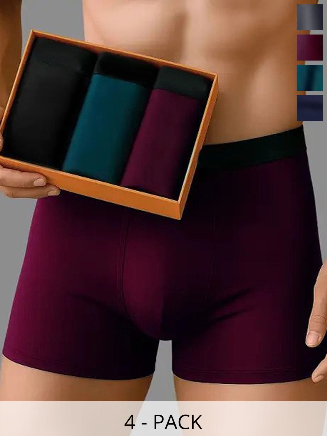 CAVENDERS Pack of 4 Solid Trunks-picture-34