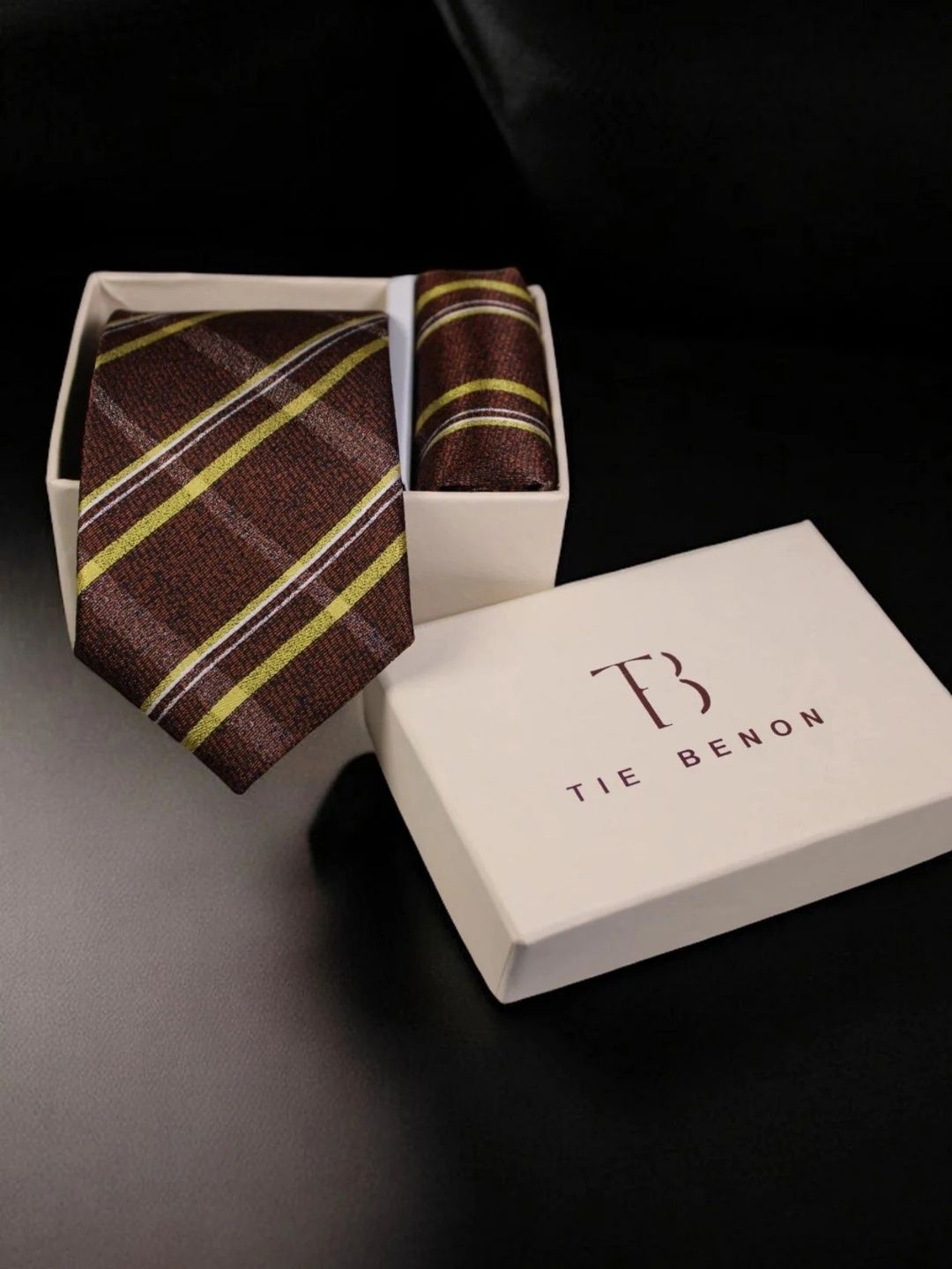 Tie Benon Men Checked Broad Tie-picture-15