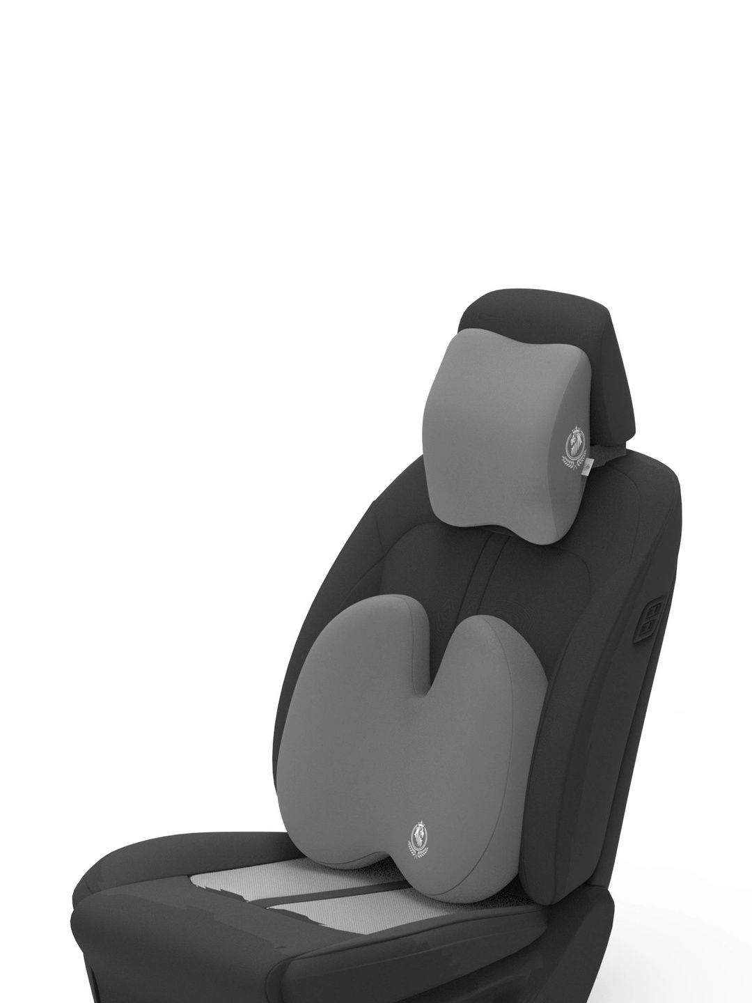 MRRON 2Pcs Grey Car Seat Cushions-picture-18