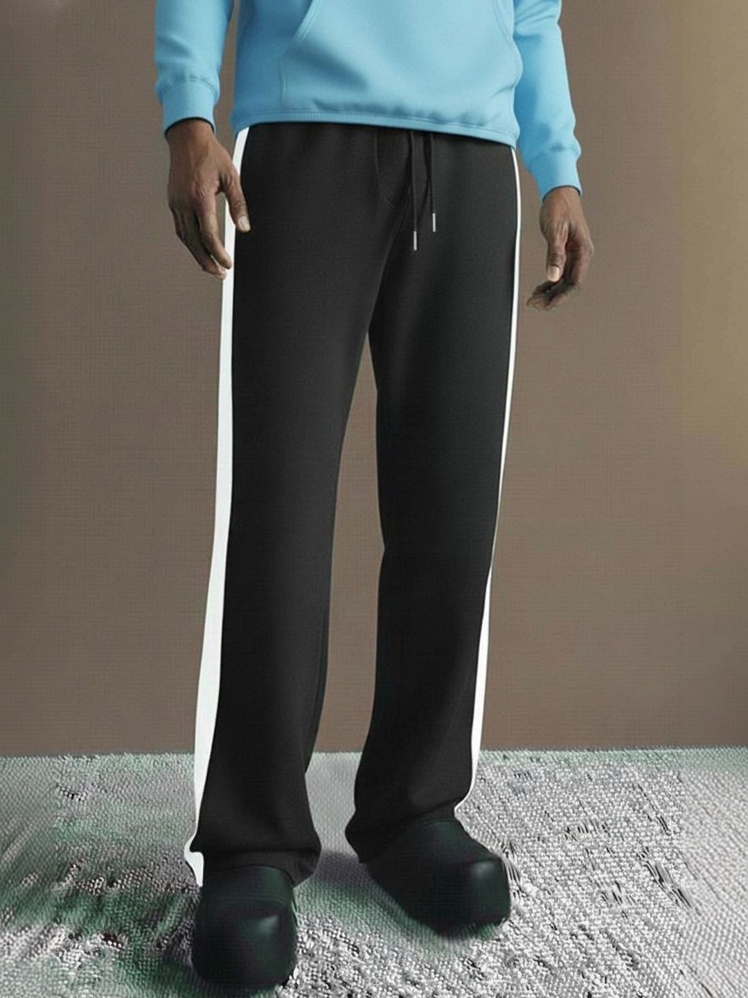 IRONDYE Men Regular Fit Colourblocked Training Track Pants-picture-19