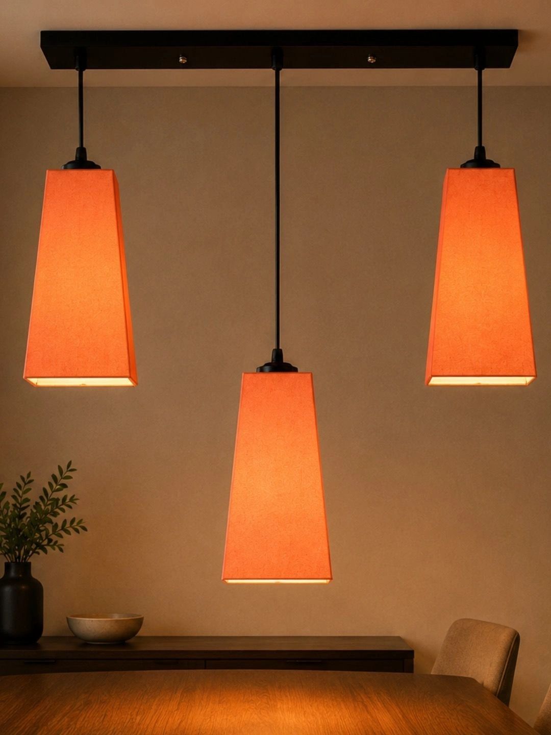 Myntra Elegant Homes Orange Contemporary Ceiling Lamp-picture-34