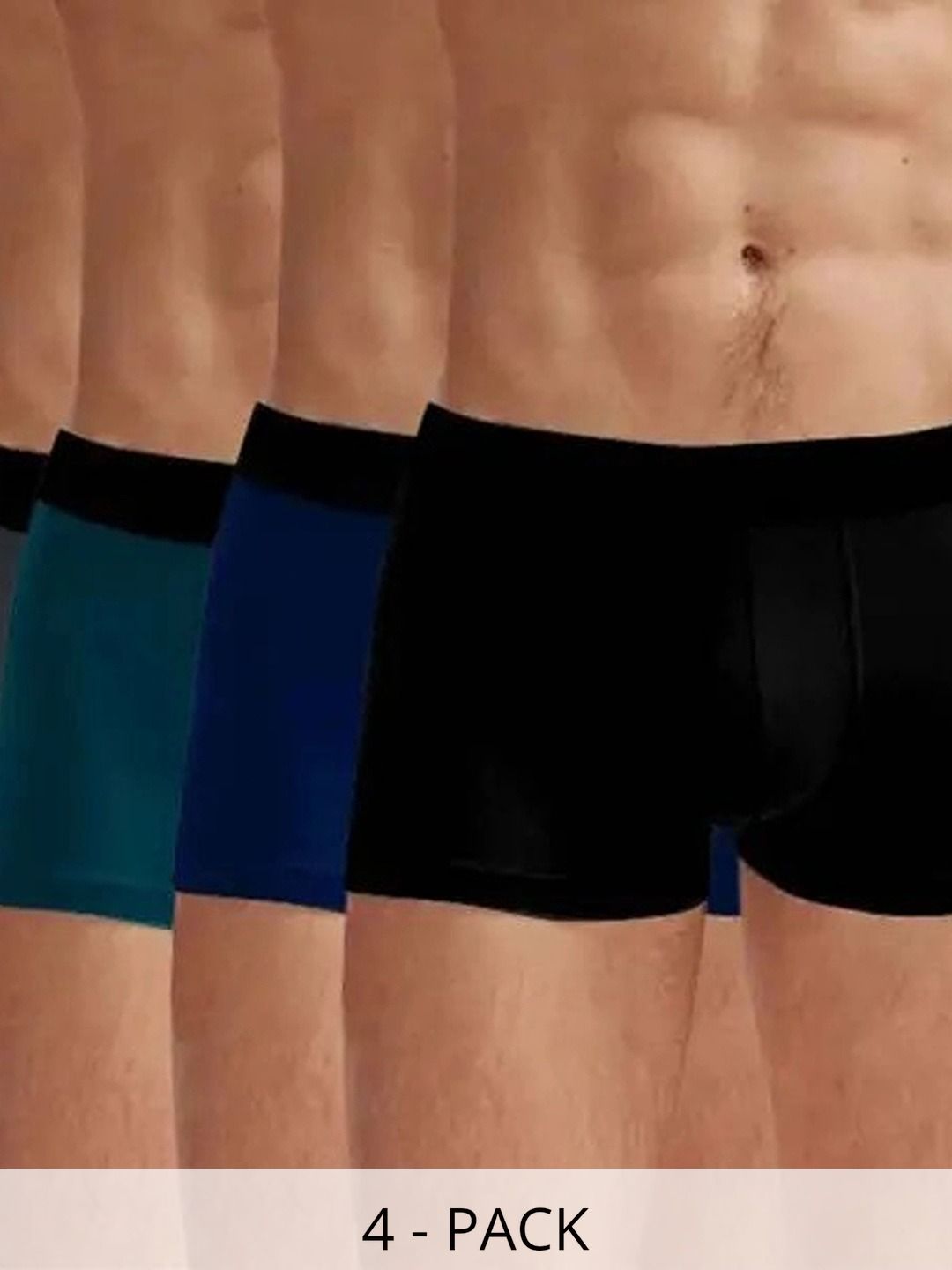 CAVENDERS Men Pack of 4 Boxer-Style Briefs-picture-33