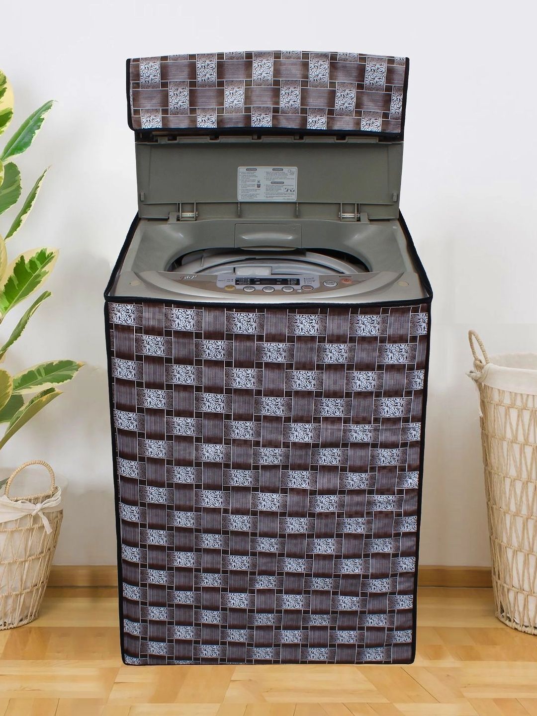 GLASSIANO Multicoloured Washing Machine Appliance cover-picture-15