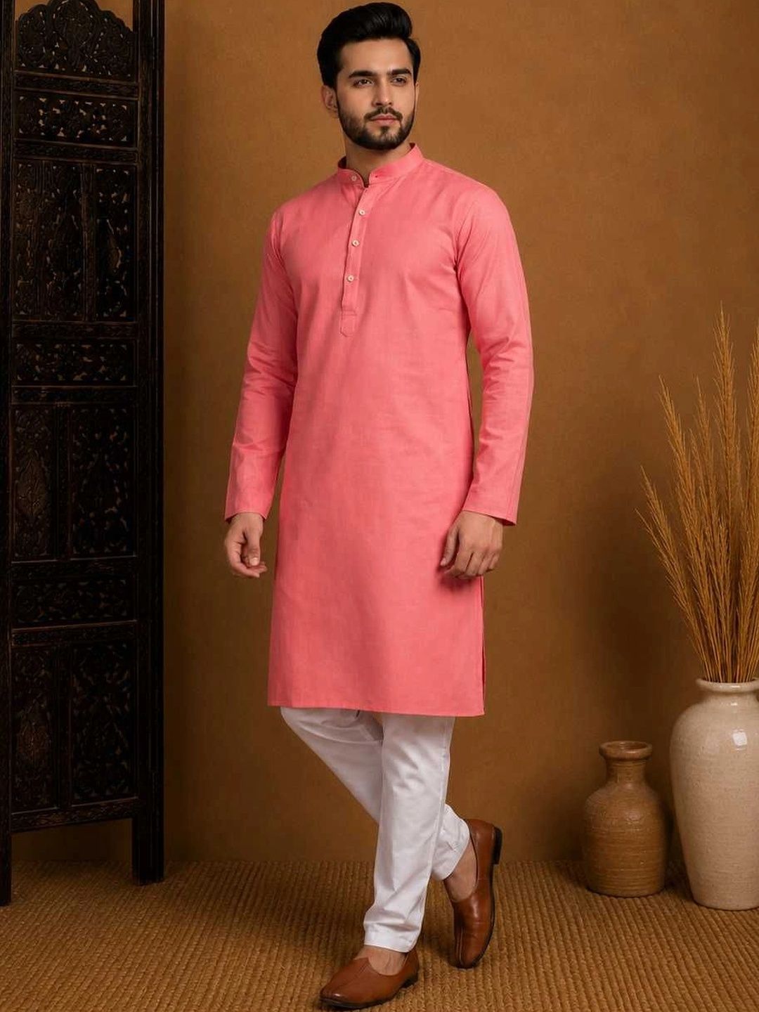 House of Pataudi Men Kurta-picture-33