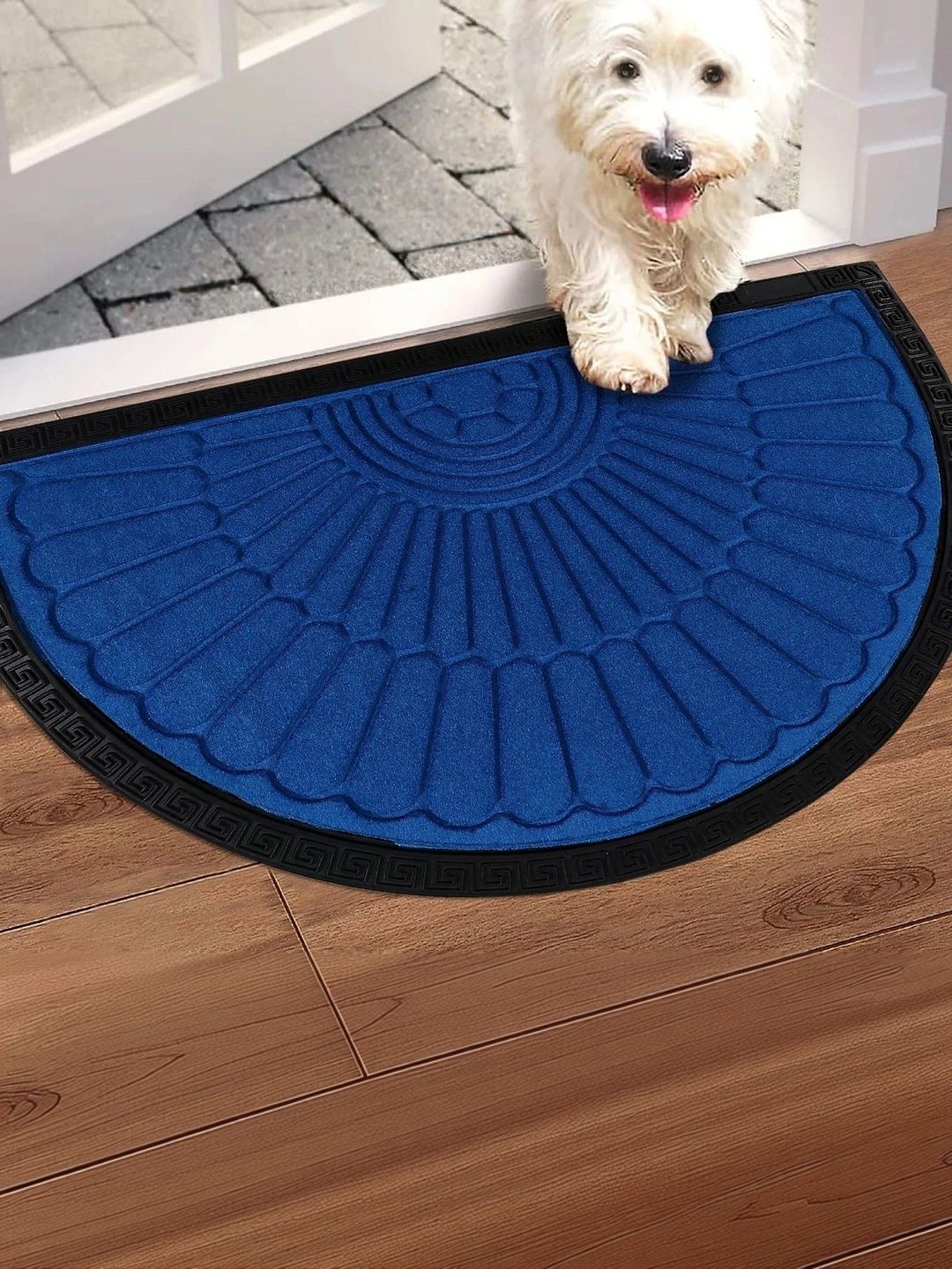 Ultica Fab Blue Coir Anti-Skid Doormats-picture-25