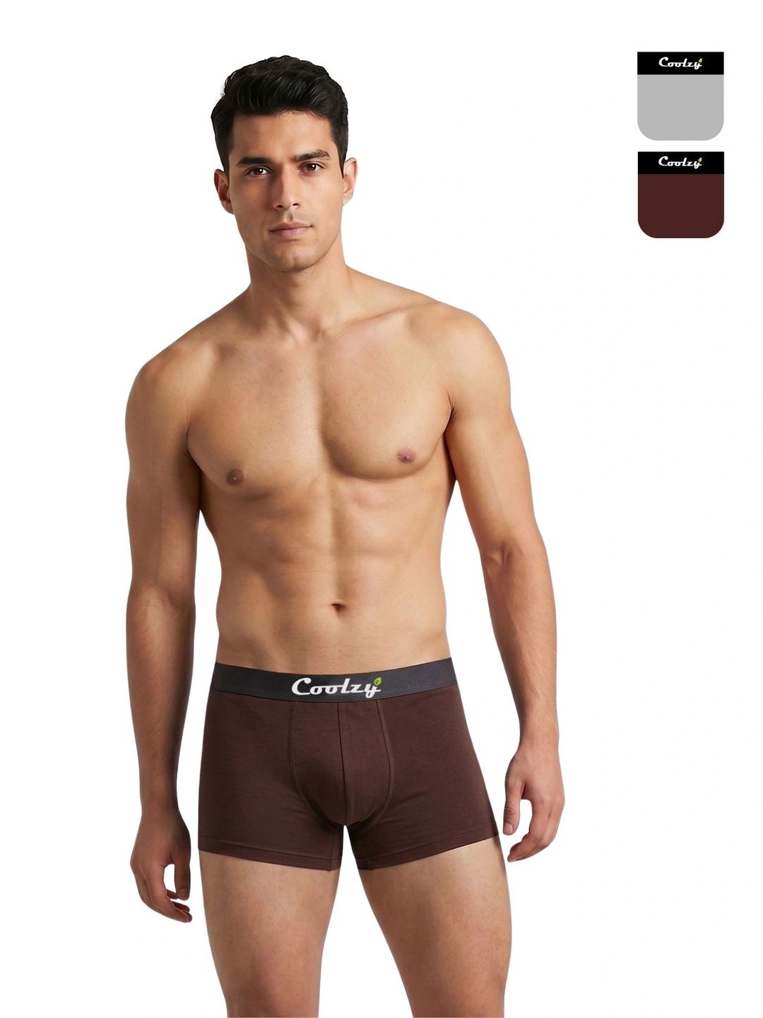 COOLZY Pack of 2 Cotton Solid Trunks-picture-52
