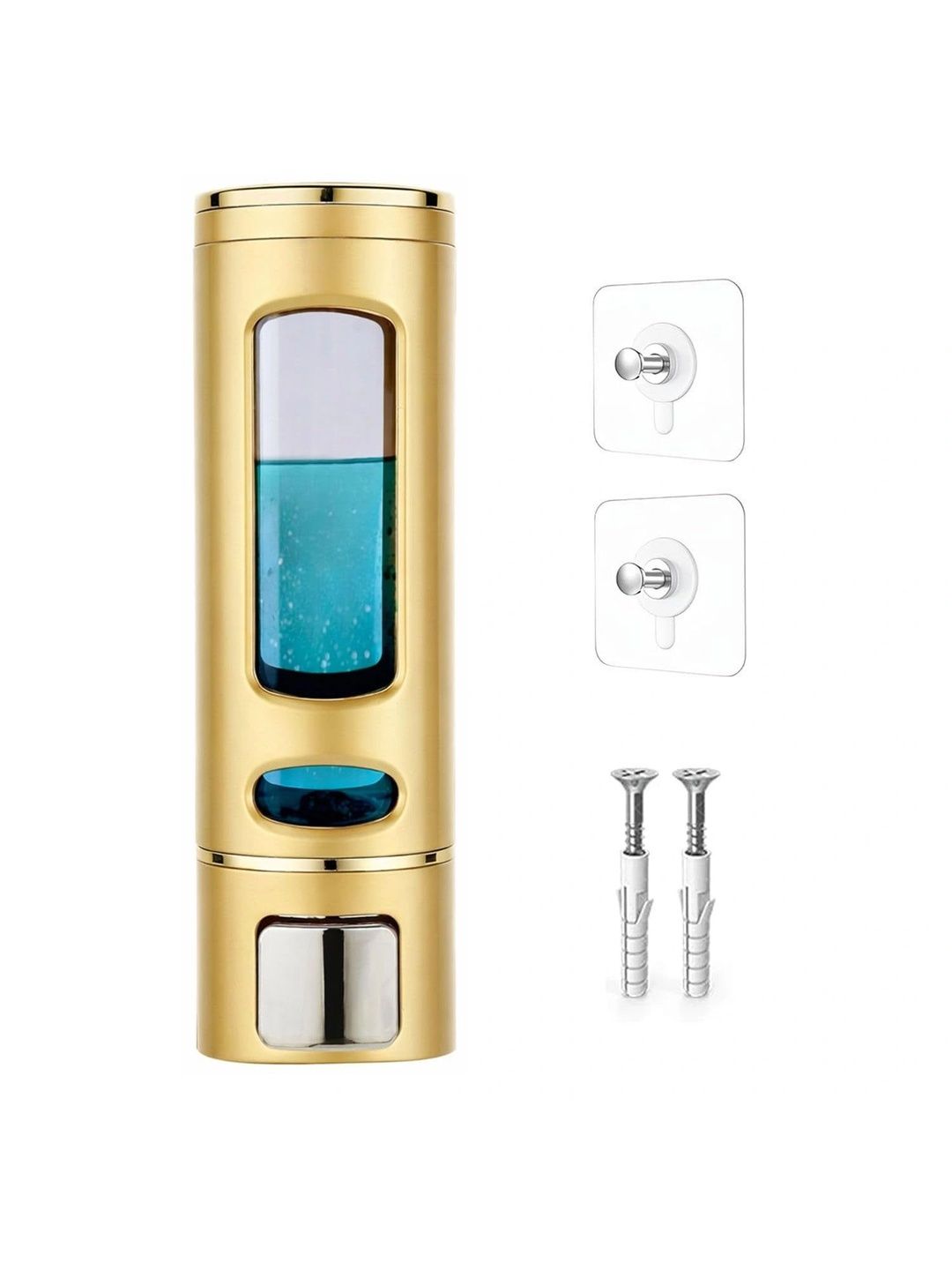 Tubata Gold-Toned Solid Plastic Soap Dispenser-picture-32