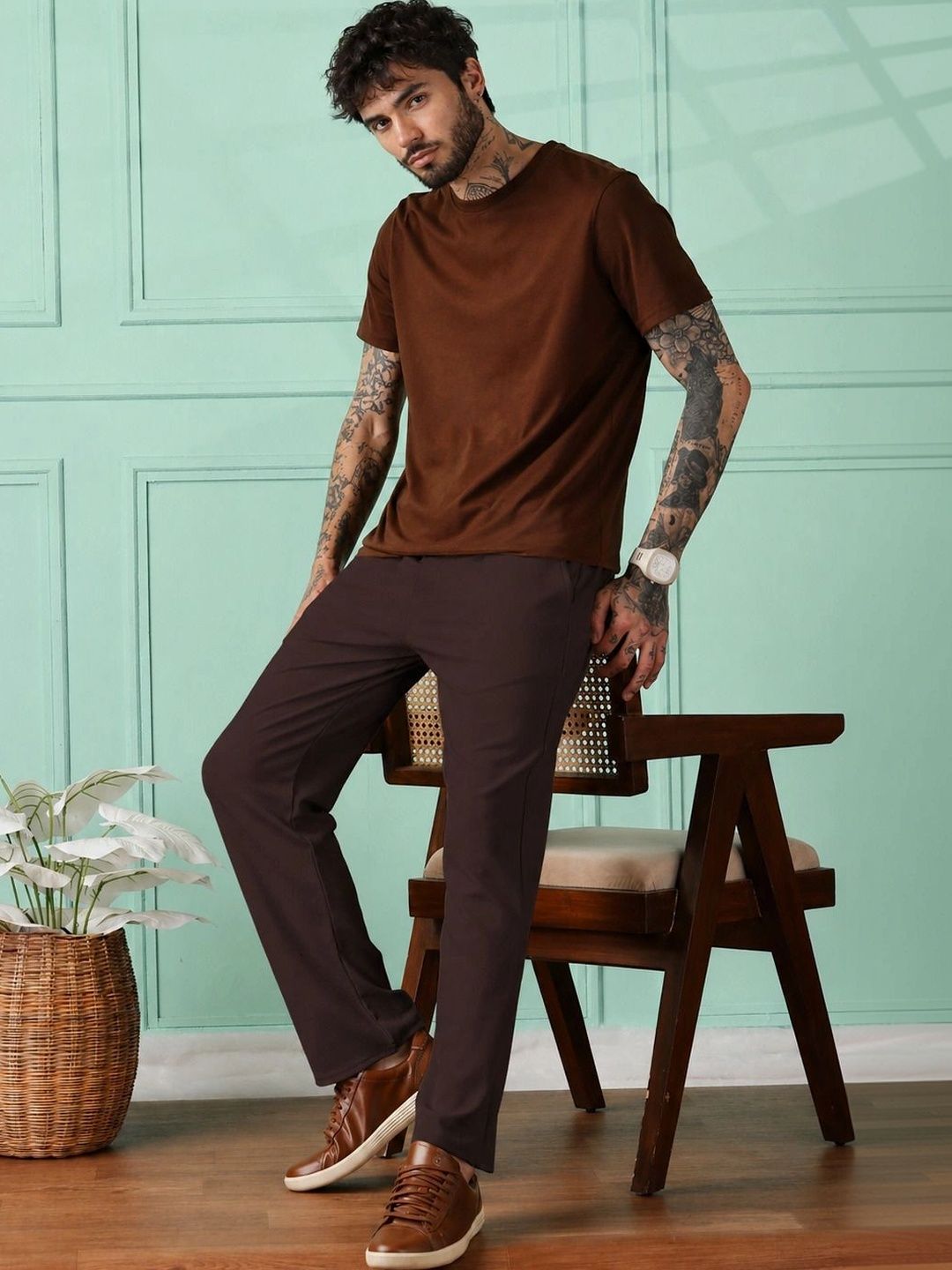 R.Code by The Roadster Life Co. Men Regular Fit Track Pants