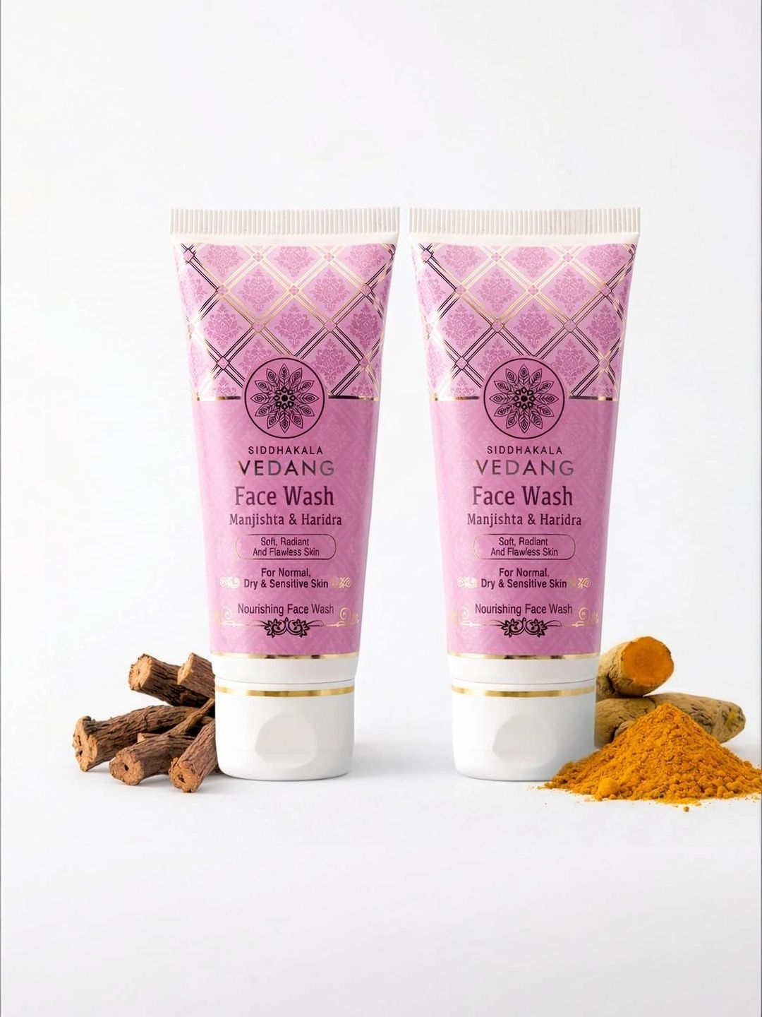 Siddhakala Vedang Set Of 2 Manjishta Face Wash - 100 ml Each-image-5