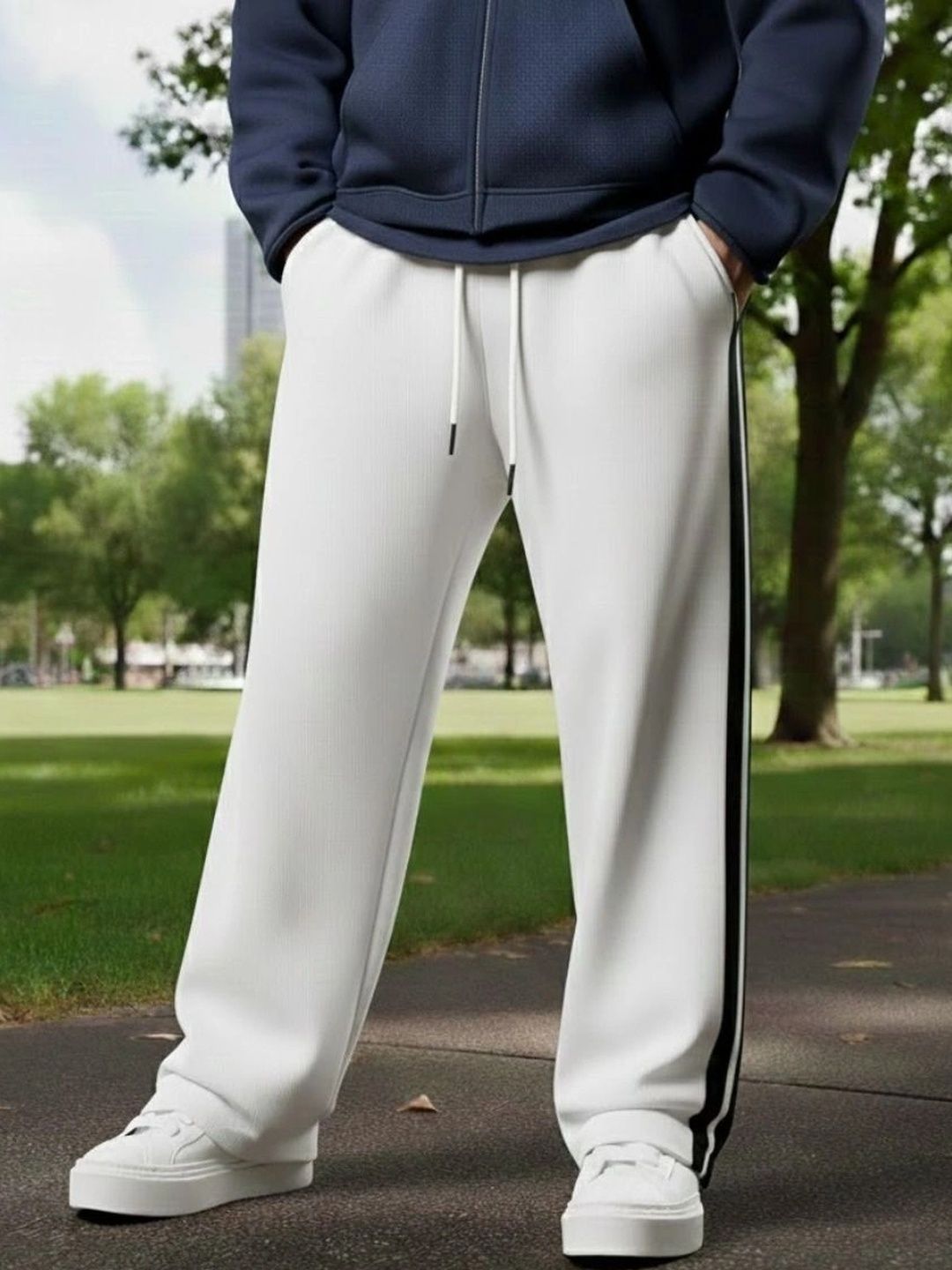 Daphne Maurier Men Regular Fit Colourblocked Training Track Pants-picture-25