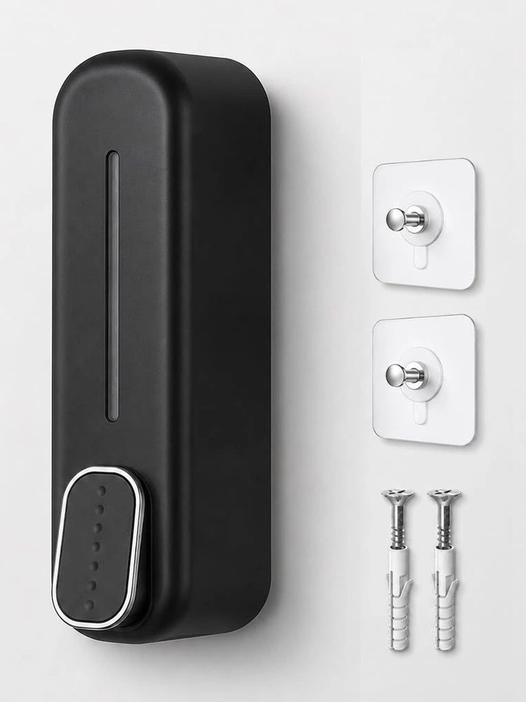 Tubata Black Solid Plastic Soap Dispenser-picture-18