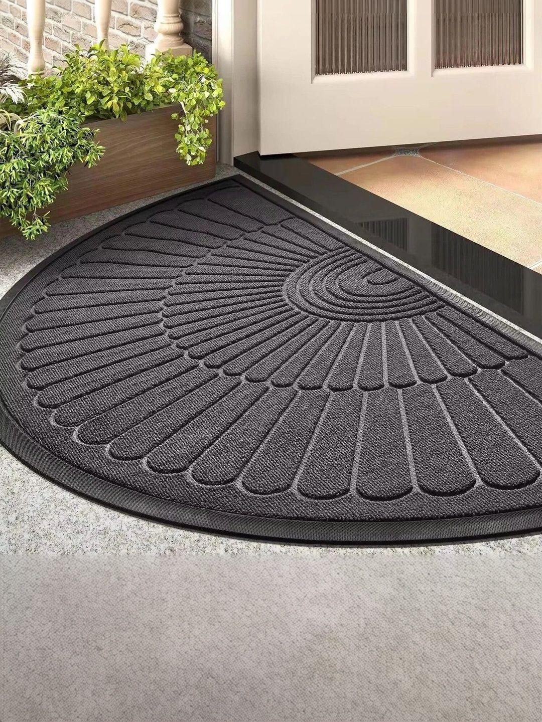 Ultica Fab Grey Coir Anti-Skid Doormat-image-19