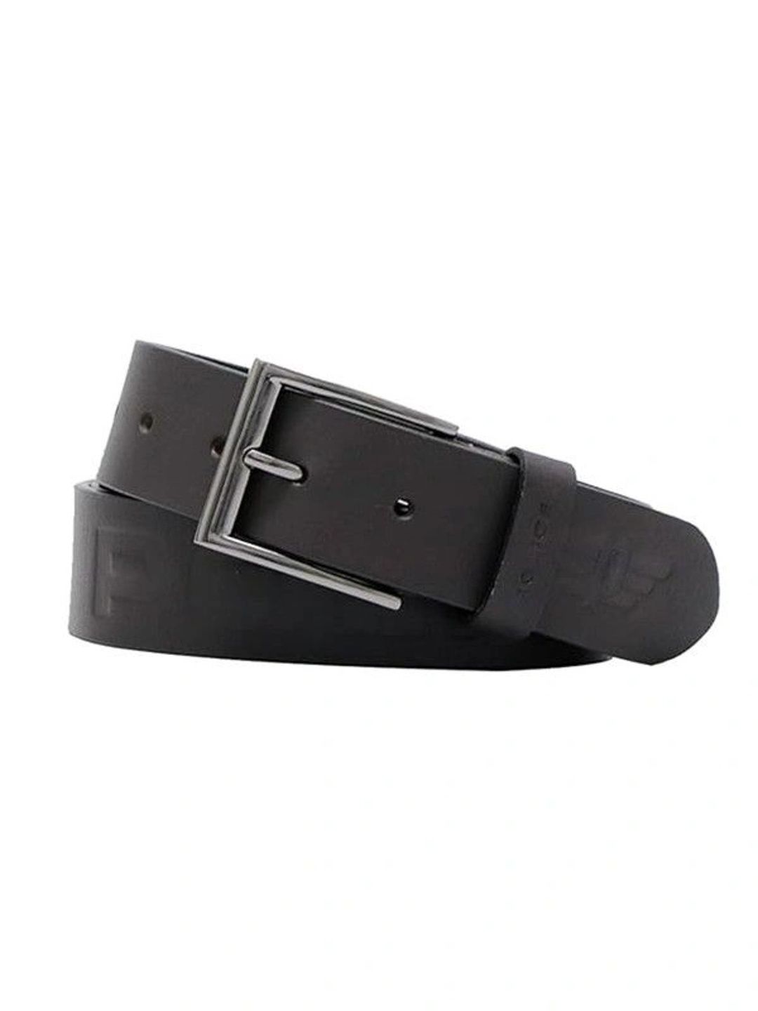 Police Men Textured Leather Belt-picture-22