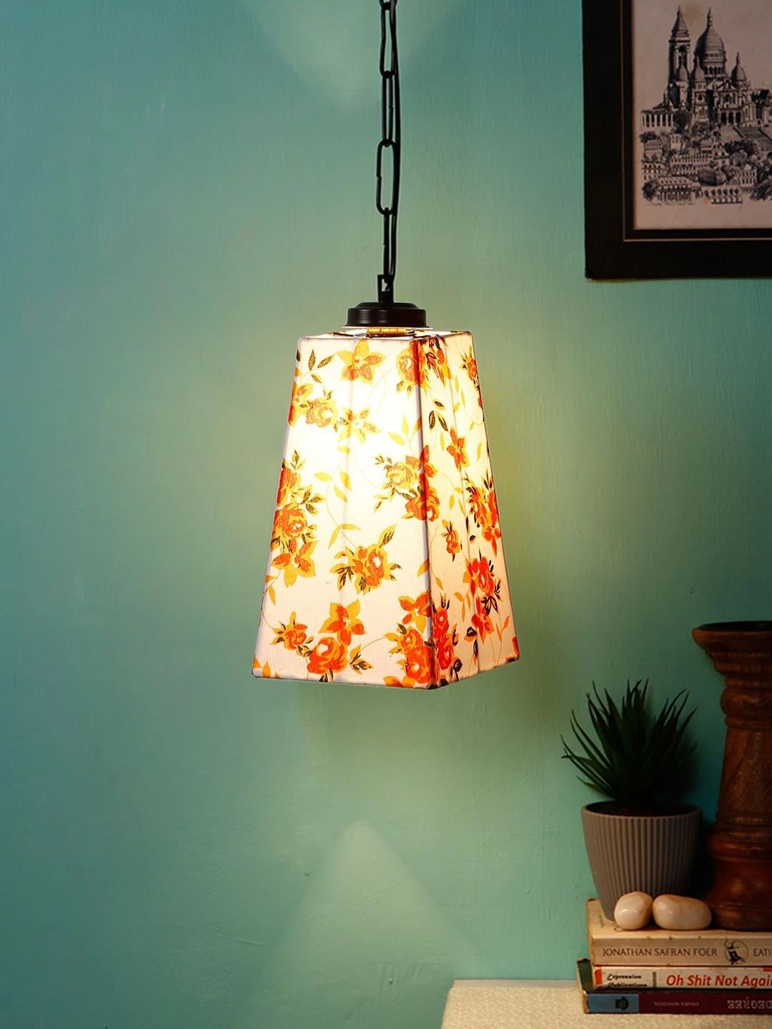 Myntra Elegant Homes Multicoloured Printed Ceiling Lamp-picture-13