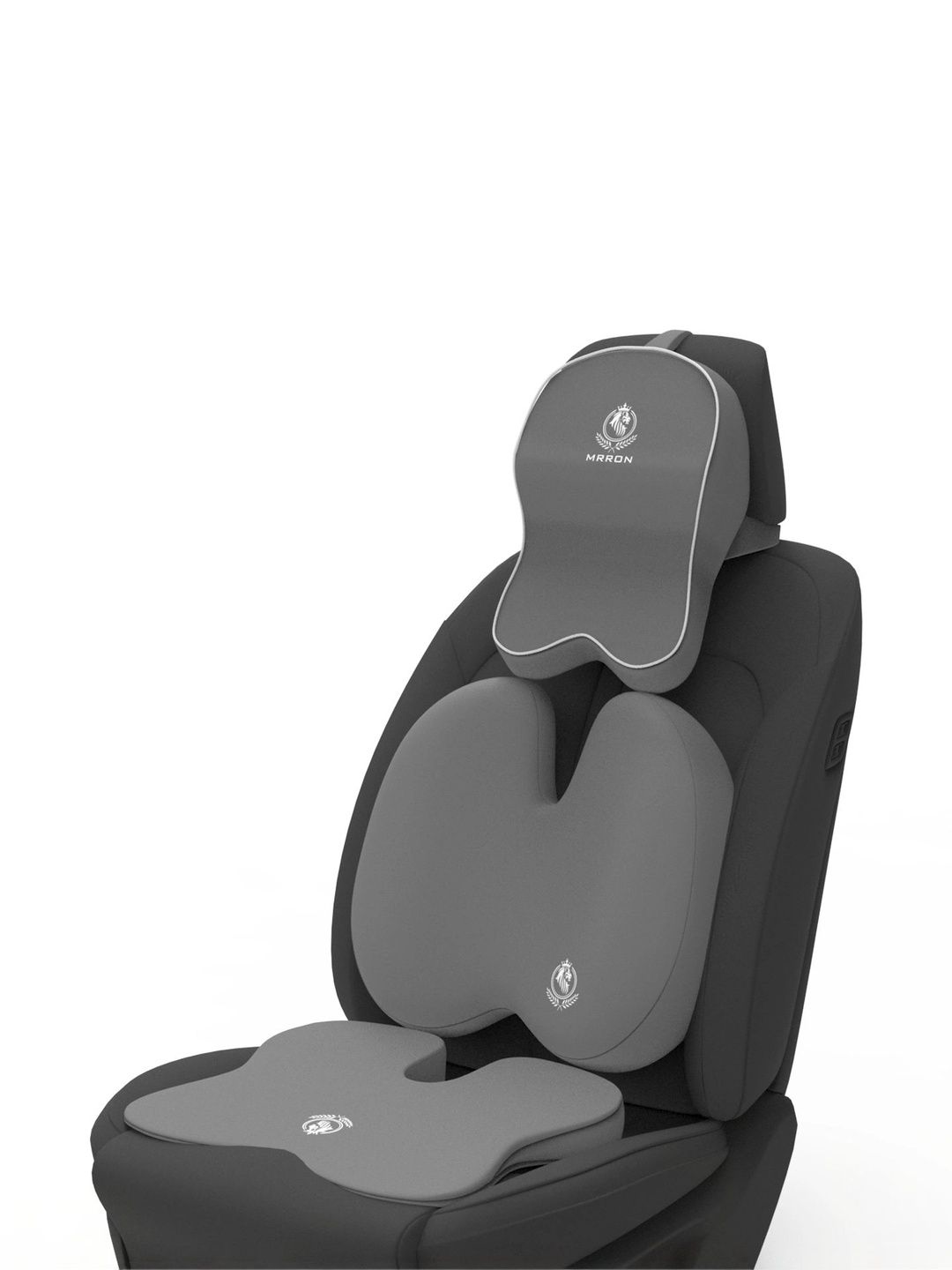 MRRON Grey Memory Foam Car Seat Cushion-picture-26