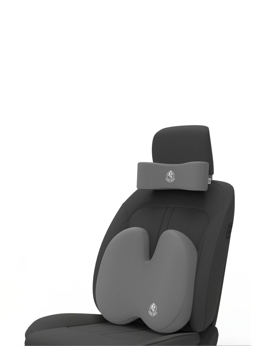 MRRON 2Pcs Grey Car Seat Cushions-picture-11