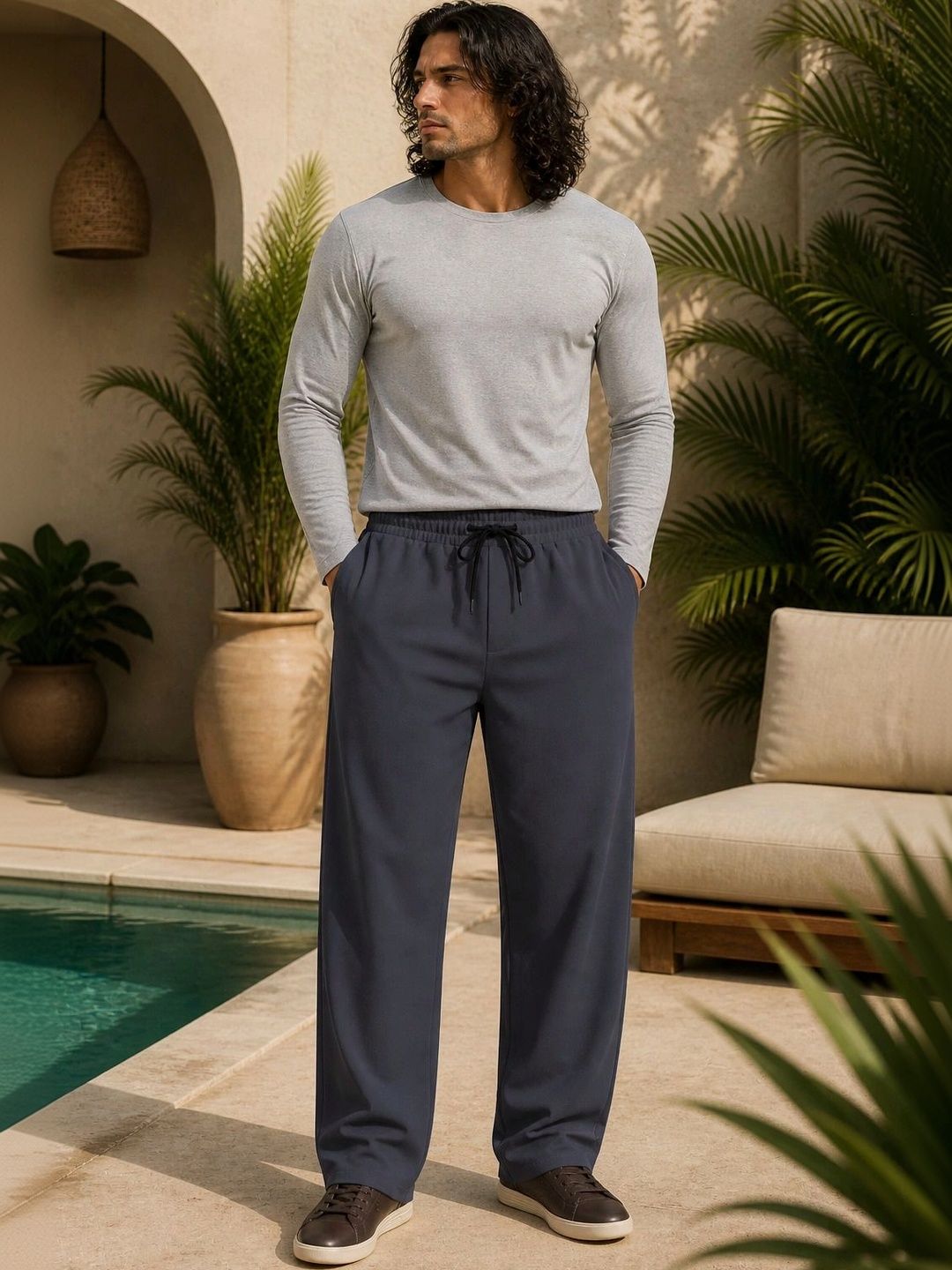 R.Code by The Roadster Life Co. Men Regular Fit Training Track Pants
